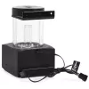 Alphacool Core rezervuaras 1022162 (MPN 15393) – permatomas akrilas su juodu acetaliniu dangčiu, 76,5 mm