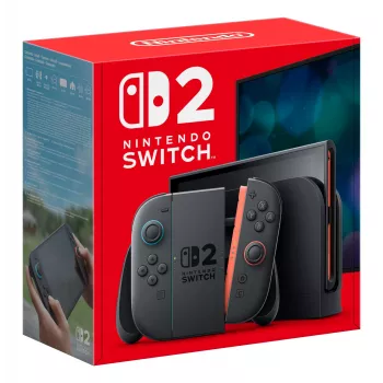 Nintendo Switch 2, juoda, analoginis / skaitmeninis, D-Pad, Home mygtukas, Meniu mygtukas, Maitinimo mygtukas, LCD