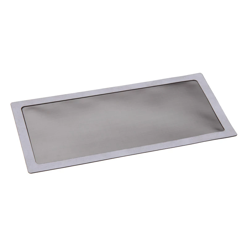 Dulkių filtras DEMCiflex 0305 — 120×250 mm, juodai pilkas