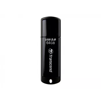 USB atmintukas Transcend JetFlash 350 64 GB, USB 2.0, juodas