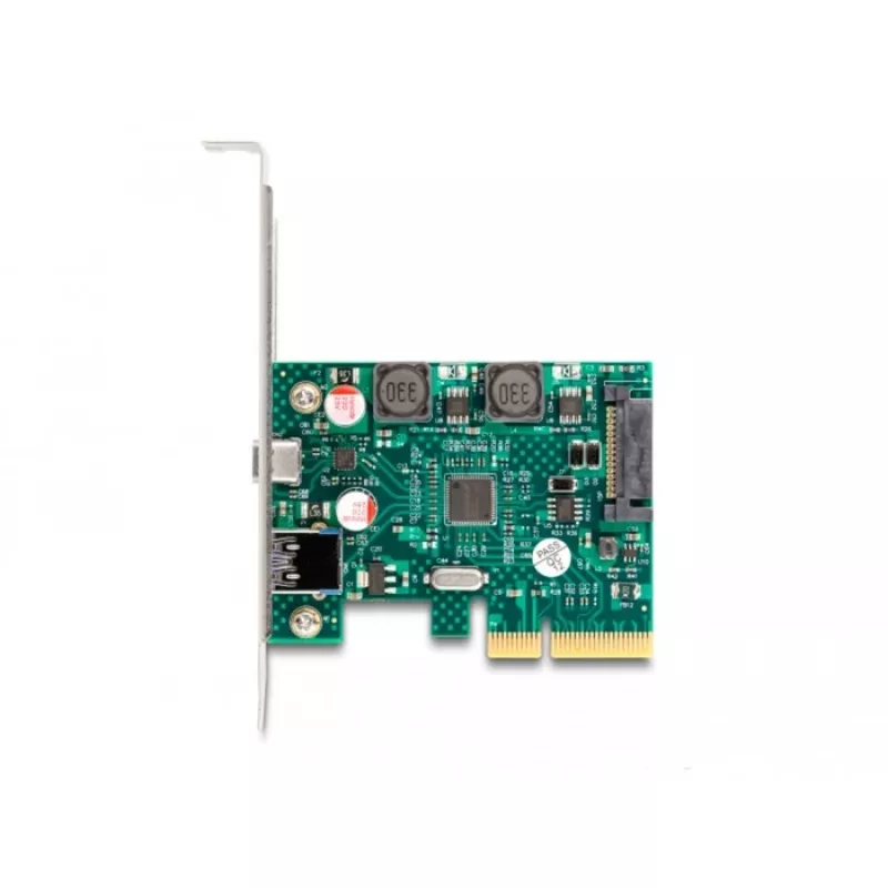 DeLOCK PCI Express x4 kortelė 1 x USB Type-C 1 x USB Type-A 10 Gbps