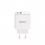 SAVIO LA-06 USB Type A & Type C greitasis įkroviklis su Quick Charge 3.0 ir Power Delivery 3.0, 30 W, baltas
