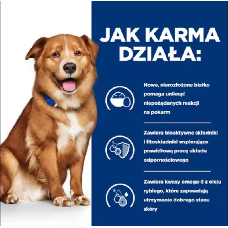 HILL'S Prescription Diet Derm Complete – sausas šunų ėdalas – 1,5 kg