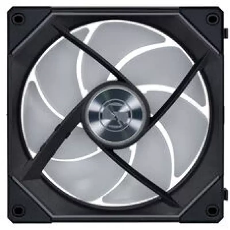 LIAN LI UNI FAN SL-INF 140 ARGB Reverse Blade PWM 4 rinkinys, juoda