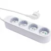 Išmanusis 12A Shelly Power Strip 4 Gen4 Zigbee/Matter kištukinis lizdas