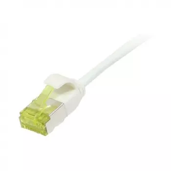 Pataisos laidas RJ45, CAT6A 500MHz, 0,15 m, baltas, U/FTP, plonas apvalus d=3,8 mm, TPE/LSZH (Superflex), AWG32, su Cat.7 žaliava, Synergy 21 (S217320V3)