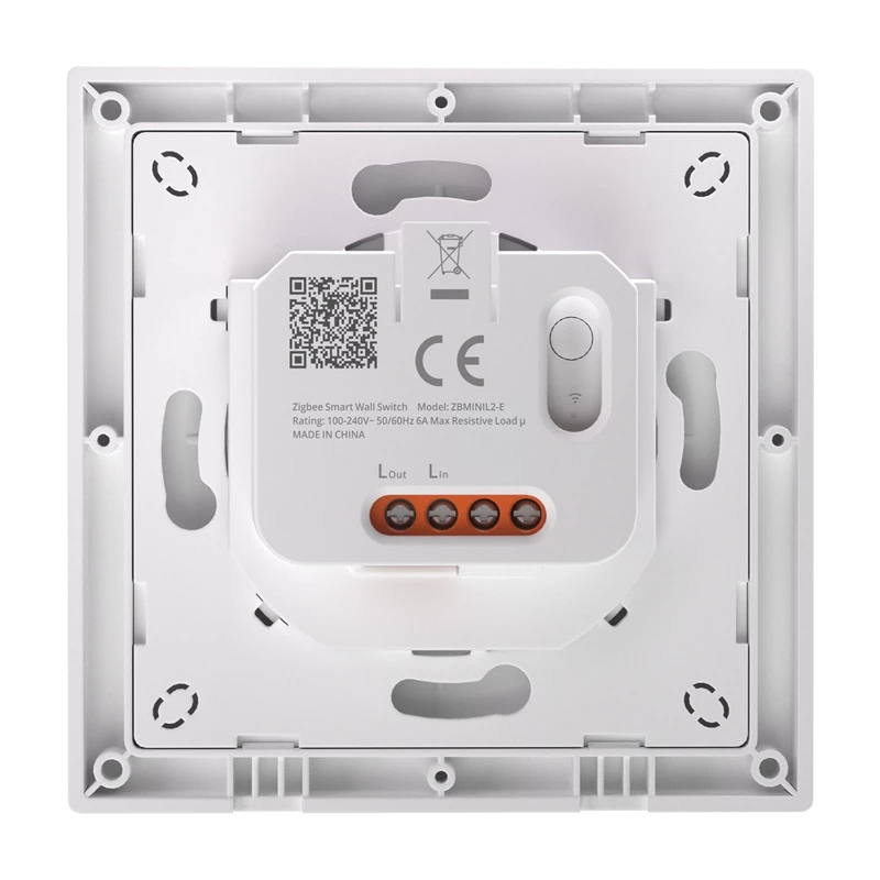 Sieninis jungiklis Sonoff ZBMINIL2-E ZigBee kompaktiškas nuotolinio valdymo