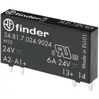 FIN 34.81 05-024 – Įkišama relė 1 normaliai atviras kontaktas 2A 5VDC/24VDC (34.81.7.005.9024)