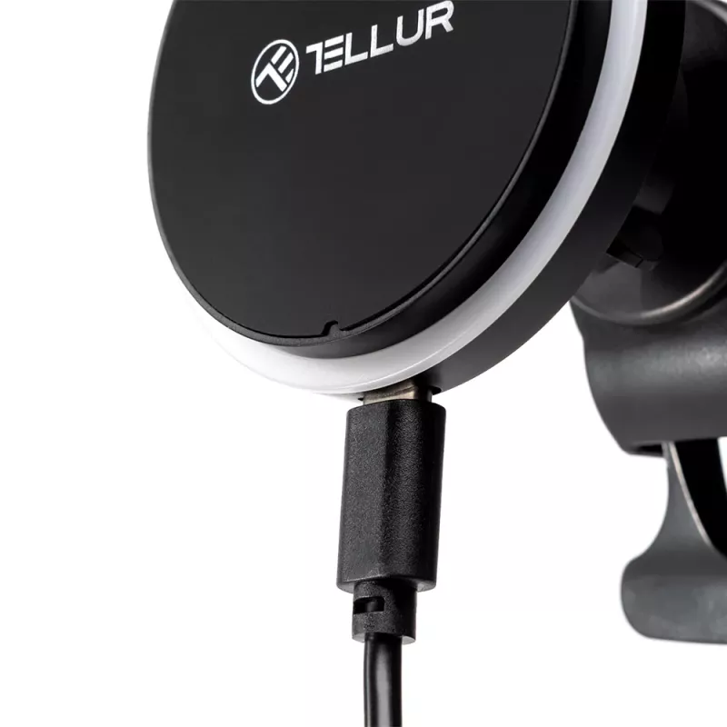 Belaidis automobilinis įkroviklis Tellur TLL151431 MagSafe suderinamas 15W juodas išmaniesiems telefonams
