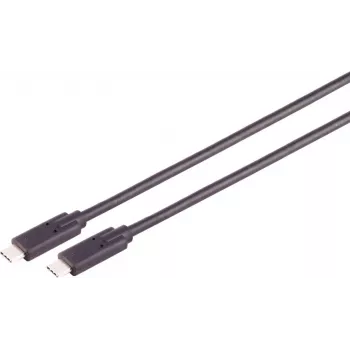 USB-C laidas S/CONN 13-63015 USB4 Gen 3x2 0,5 m USB-C juodas