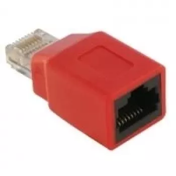 Crossover adapteris DeLOCK RJ45 kištukas į lizdą Raudonas 65025
