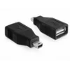 Lyties keitiklis DeLOCK 65277 (mini USB į USB 2.0-A moterišką)