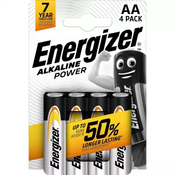 Šarminė AA baterija Energizer Classic 1.5V LR6 – 4 vnt., 50,5×14,5 mm, 23 g