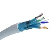 Tinklo kabelis Extralink vytos poros CAT6A FTP (F/FTP) V2 vidaus montavimui 500 m pilkas