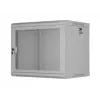 19 colių 9U 600x450 pilkas sieninis spintos stovas Lanberg su perforuotomis durelėmis