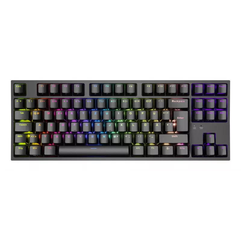 GENESIS Thor 404 TKL klaviatūra žaidimams USB QWERTZ vokiška juoda
