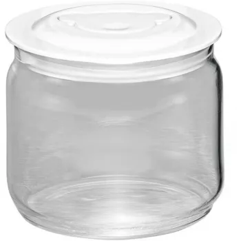 Stiklinis indas Rommelsbacher JG05 0,5 L karščiui atsparus su dangteliu jogurtinei JG60