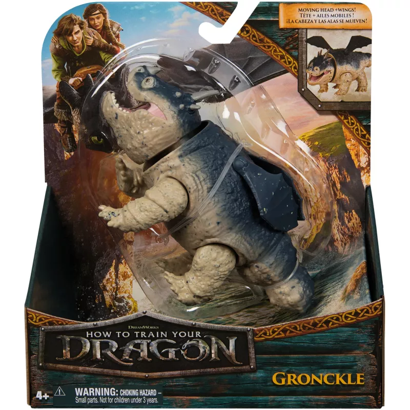 Figūrėlė Spinmaster Dragons Movie Basic – Gronckle kolekcinė figūrėlė