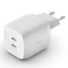 Belkin WCH011vfWH belaidis greitasis AC įkroviklis nešiojamam kompiuteriui, išmaniajam telefonui, planšetei, balta spalva, vidaus naudojimui