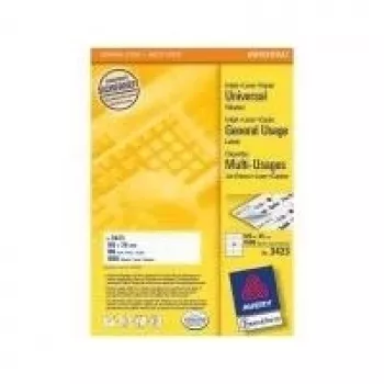 Lipnios etiketės Avery Universal 105x35mm 1600 vnt