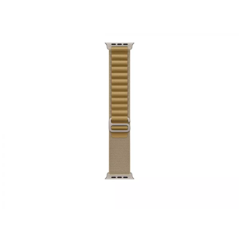 APPLE Watch Ultra 2 GPS + Cellular 49mm Natural Titanium dėklas su Tan Alpine Loop dirželiu - Mažas