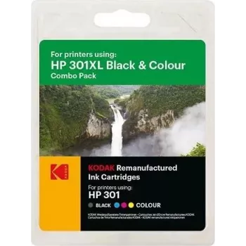KODAK HP 2510 rašalinė kasetė (2 vnt.) juoda + spalvota CH563EE/CH564EE 550/330S, 15ml/18ml