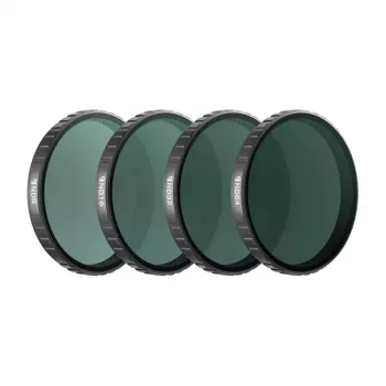 „Freewell“ filtrų rinkinys, skirtas OSMO Action 6 (Standartinė diena) – 4 vienetų ND filtrų komplektas