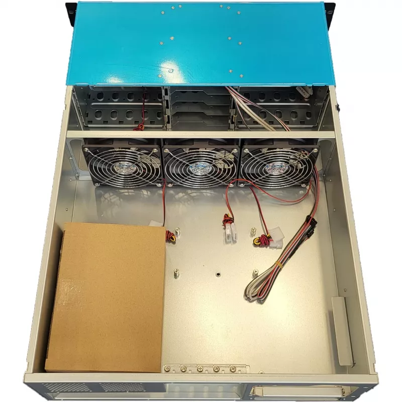 Serverinis korpusas RealPower RPS19-G3380 Rack juodas