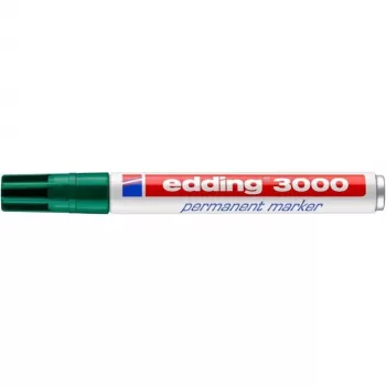 Permanentinis žymeklis Edding 3000 žalias 10 vnt.