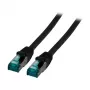 EFB-Elektronik RJ45 Patch Laidas Cat.6A S/FTP LSZH juodas 10m (MK6001.10B)