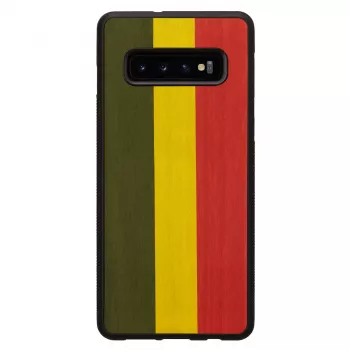 Apsauginis dėklas Samsung Galaxy S10 Plus Man and Wood reggae juodas