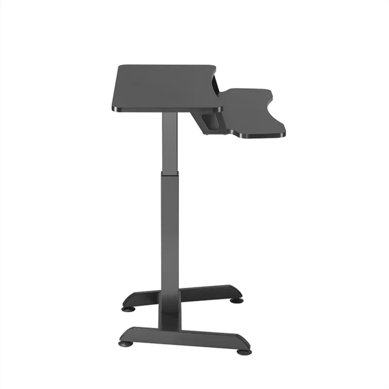 Maclean MC-835 nešiojamas elektrinis reguliuojamo aukščio stalas 72–122 cm, 37 kg, su valdymo skydeliu