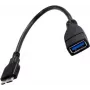 ALLNET USB_3.0_OTG_MICRO_ADAPTER 0,15 m USB A Micro-USB B Kištukas Kištukas Juodas USB Laidas