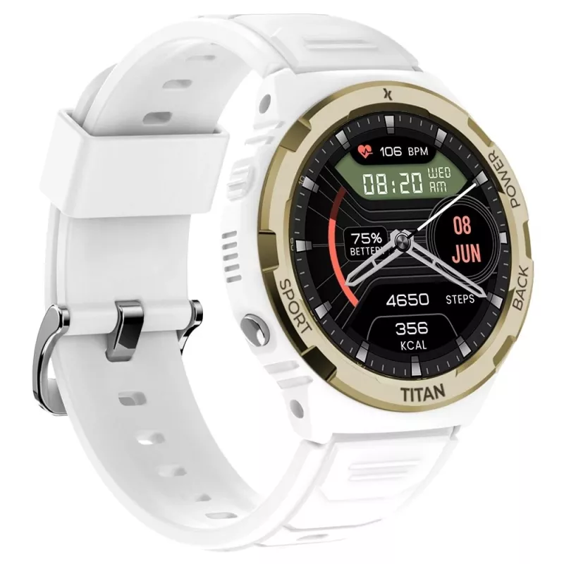 Išmanusis laikrodis MAXCOM FW100 Titan Valkiria baltas