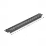 Aklinė plokštė DeLOCK 67035 Juoda Metalinė 44mm x 482mm x 11mm
