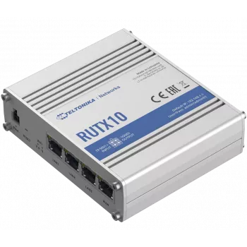 Belaidis maršrutizatorius Teltonika RUTX10 Gigabit Ethernet Dviejų juostų (2,4 GHz / 5 GHz) Baltas