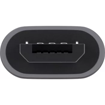 Goobay USB 2.0 Hi-Speed adapteris, pilkas - USB-C™ lizdas > USB 2.0 Micro kištukas (B tipas) (55553)