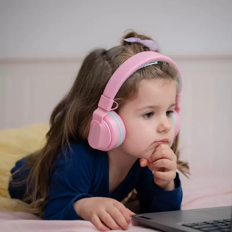 Ausinės Tellur Buddy Bluetooth Antausinės Rožinės