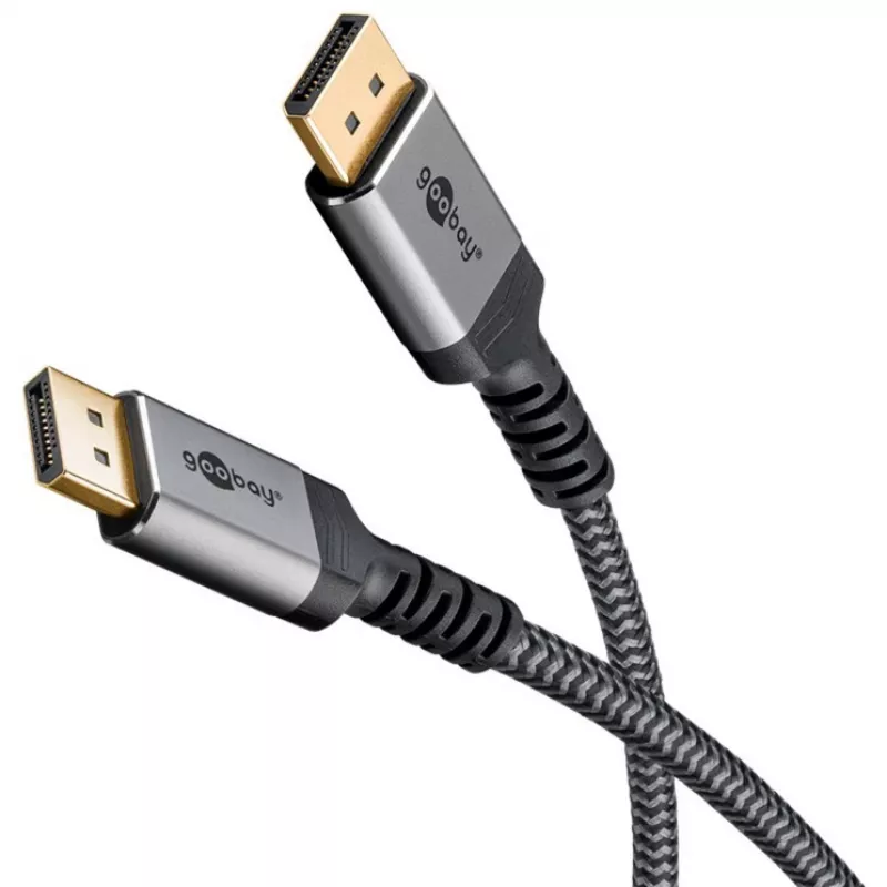 Goobay DisplayPort kabelis 2.0/2.1, 54 Gbit/s | 75679 | DisplayPort į DisplayPort