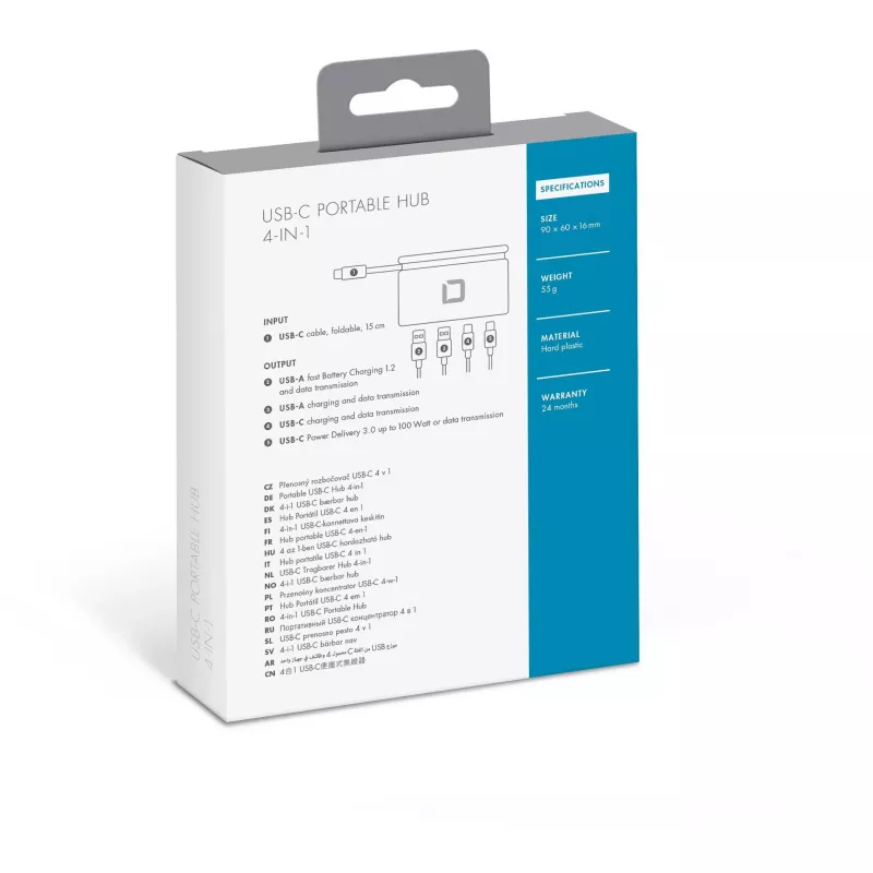 USB-C 4-in-1 stotelė DICOTA D31731