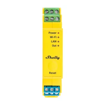 Shelly RGBWW Pro WiFi 5 kanalų LED valdiklis ant DIN bėgelio