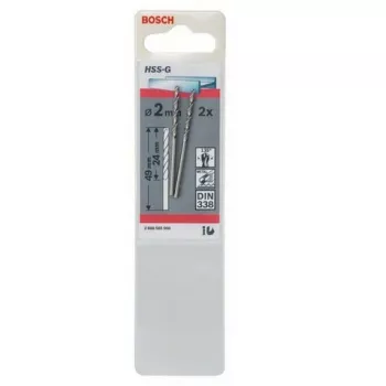 Gręžtuvas Bosch Metal HSS-G DIN 338 2 mm