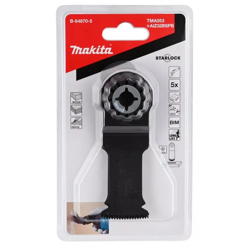Makita B-64870-5 pjūklo diskas / dėlionės / atsakomojo pjūklo ašmenys Bimetal 5 vnt.