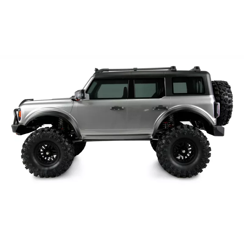 Radijo bangomis valdomas krovininis visureigis Amewi AMXRock Caballo 4WD 1:10 metalinis pilkas