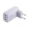 Belkin BoostCharge įkroviklis nešiojamam kompiuteriui ir išmaniajam telefonui, universalus, baltas, AC greitasis įkrovimas, vidaus naudojimui