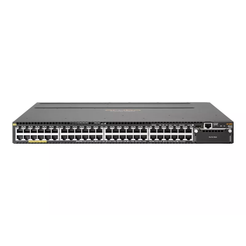 HPE Aruba 3810M 48G PoE+ 1 lizdas valdomas L3 jungiklis