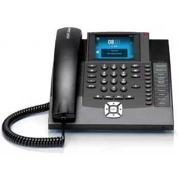 Auerswald COMfortel 1400 Analogo laido telefono aparatas su skambučio ID, juodas
