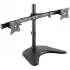 HAGOR HA FS – Laikiklis dviem monitoriams ant stalo, juodas, 38–68 cm (15–27 col.)