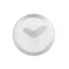 NeXtime klok 2615zi Focus, Ø25 cm, sieninis, baltas/sidabrinis