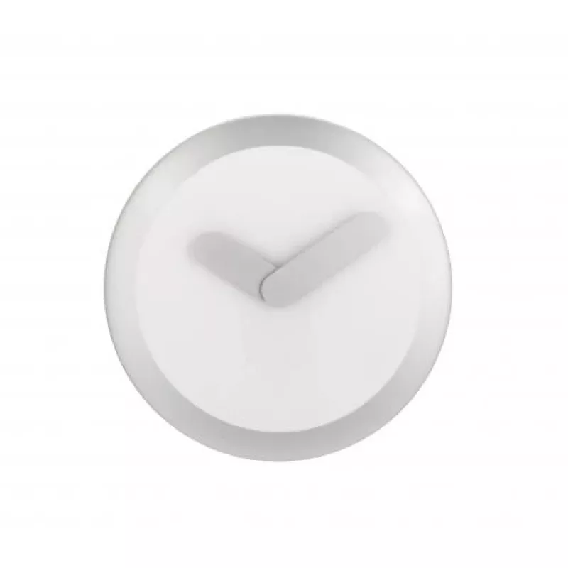 NeXtime klok 2615zi Focus, Ø25 cm, sieninis, baltas/sidabrinis